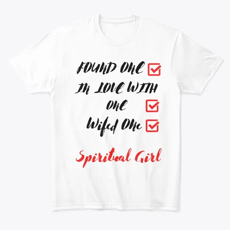 Men's Spiritual Girl Checklist Tee